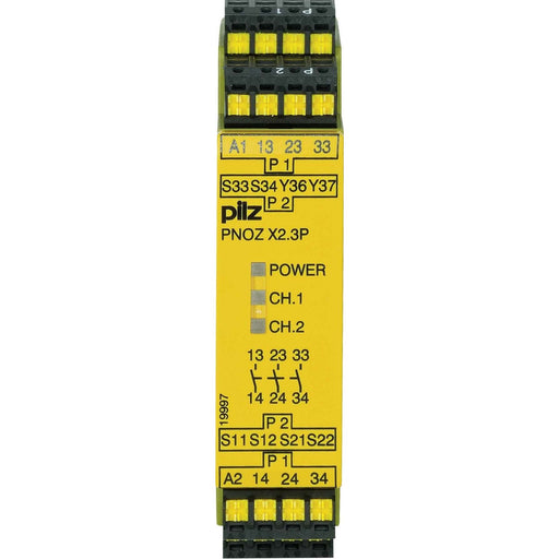 Pilz - Gerät zur Überwachung von sicherheitsgerichteten Stromkreisen Not-Aus-Schaltgerät PNOZ X2.3P C #787304 24VACDC 3n/o