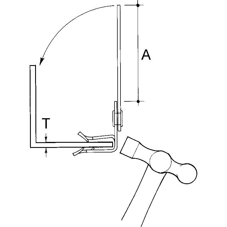 Niedax - Befestigungsklammer EKLIPS-Kabelbf. AH814-B − 100 Stück