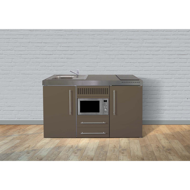 Stengel - Mini-Küche Miniküche Premiumline MPMMM150MWGKFreBli Mokka metallic