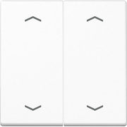 Jung - Abdeckung/Bedienelement für Installationsschalterprogramme Wippe Symbole aws A 595 MP WW für Taster 2-fach