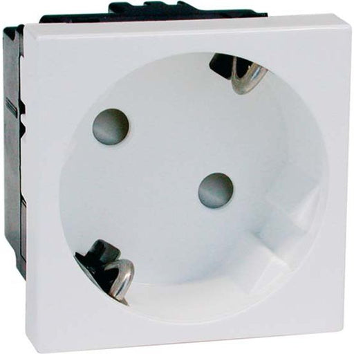 Peha - Schalter-/Steckdosenkombination SCHUKO-EB-Steckd.1-fachant D 6211.21 EMS SI WI 16A 250V 2-pol.33G