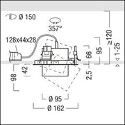 Zumtobel Group - Downlight/Strahler/Flutlicht LED - Einbaustrahler VIV2 - R M #60715982