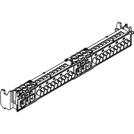 ABN - Erdungsschiene für Verteiler PE-N-Klemmen Kombi XPEN26N System Espro