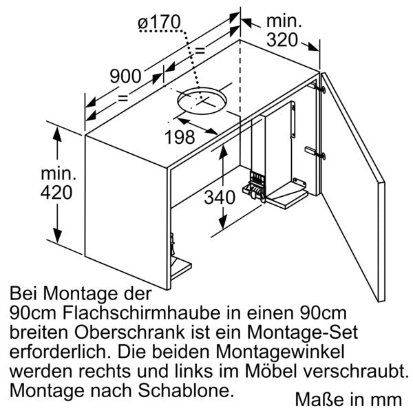 Bosch - Zubehör/Ersatzteile für Dunstabzugshauben Absenkrahmen DSZ4961