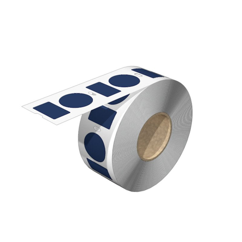 Weidmüller - Kennzeichnungsmaterial Gerätemarkierung THM SE-M 25 BL 25mm − 250 Stück