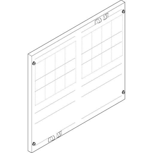 ABN - Abdeckung für Verteilerfeld Abdeckplatte FAP23709N 500x450mm 2FB/3RE