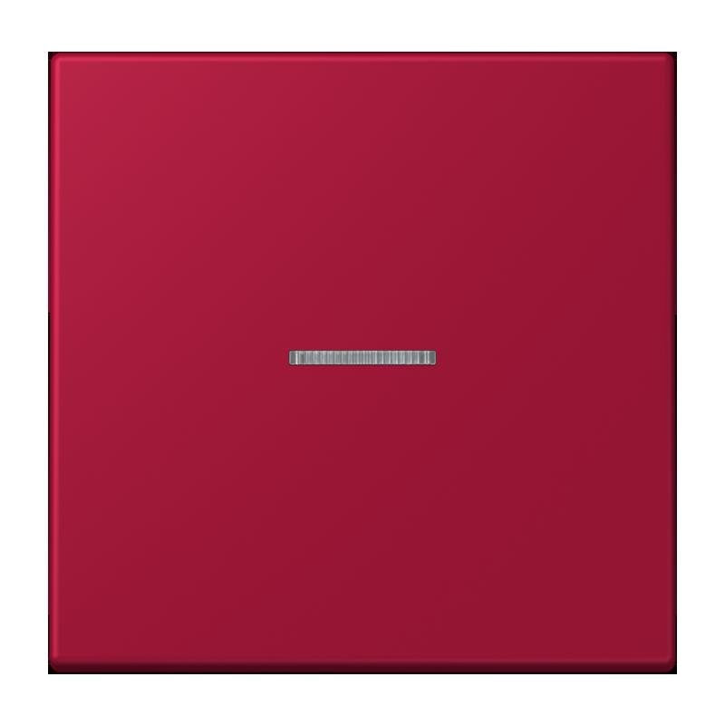 Jung - Abdeckung/Bedienelement für Installationsschalterprogramme Wippe mit Lichtleiter LC 101 KO5 229 rouge carmin