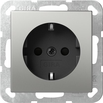 Gira - Steckdose SCHUKO-Steckd. SRK System 4180600 55 Edelstahl