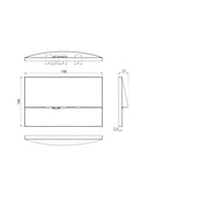 RP-Technik - Sicherheitsleuchte WEF428WL-E EB 8h, Wireless