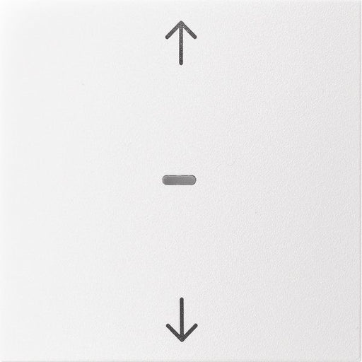 Berker - Abdeckung/Bedienelement für Installationsschalterprogramme Abdeckung Tastsensor-Modul 80961299 1-fach polarweiß mt