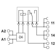 Phoenix Contact - Schaltrelais Relaismodul PLC-RPT- 12DC/21HC − 10 Stück