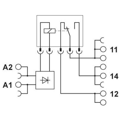 Phoenix Contact - Schaltrelais Relaismodul PLC-RPT- 12DC/21HC − 10 Stück