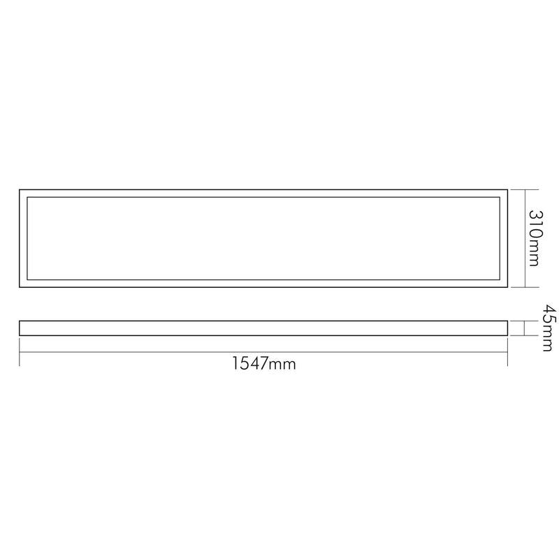 Nobile - Decken-/Wandleuchte LED-Aufbau-Panel 1580451011 840