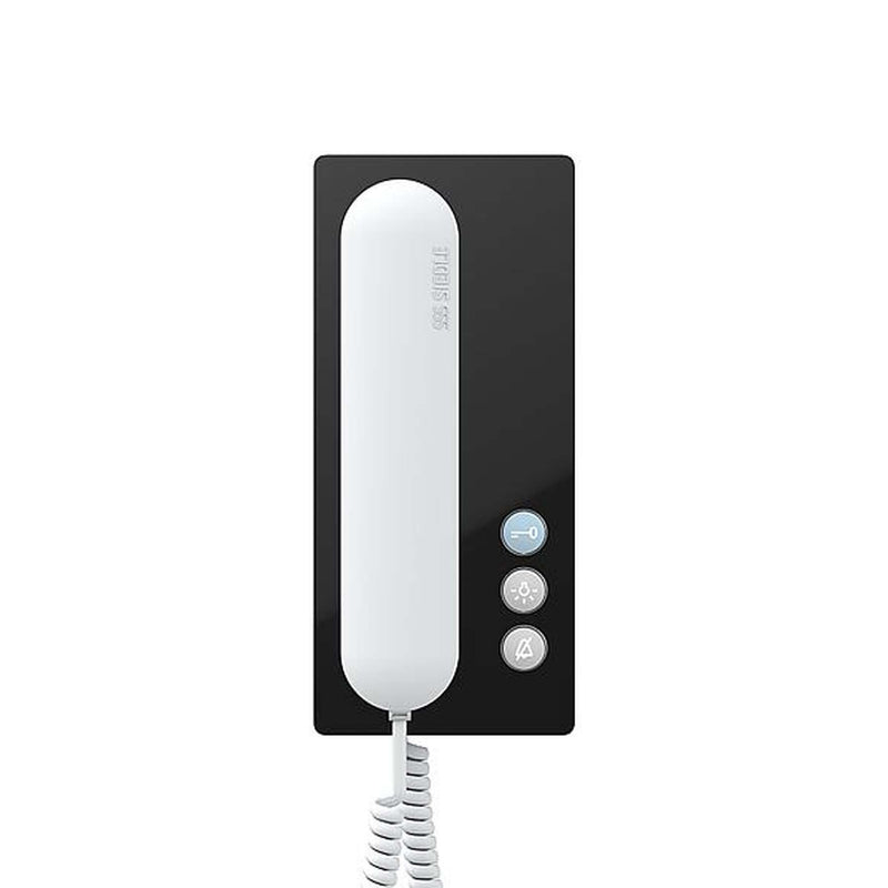 Siedle&Söhne - Innenstation für Türkommunikation Bus-Telefon Standard BTS 850-02 SH/W schwarz-hgl/weiß