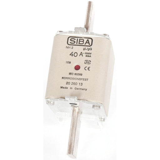 Siba - Messersicherung NH-Sicherungseinsatz 2021208.250 250A NH2 aM 690V − 3 Stück