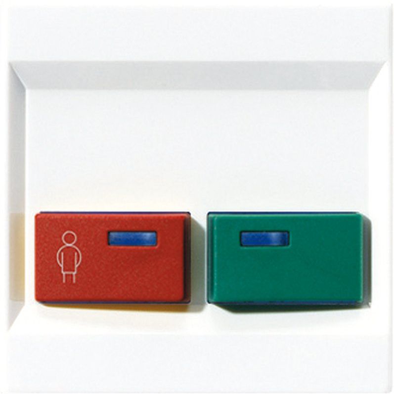 Jung - Abdeckung/Bedienelement für Installationsschalterprogramme Abdeckung aws LS 642 B-1 WW für Fab.Ackermann