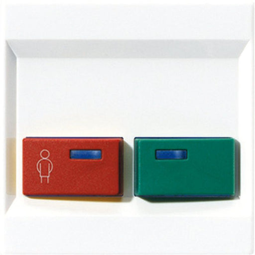 Jung - Abdeckung/Bedienelement für Installationsschalterprogramme Abdeckung aws LS 642 B-1 WW für Fab.Ackermann