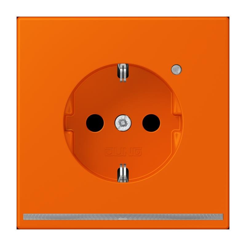 Jung - Steckdose SCHUKO Steckdose LC 1520-O LNW 224 orange (32080)