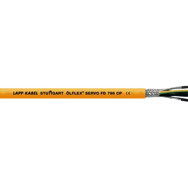 Lapp Kabel&Leitung - Energiekabel < 1 kV, für ortsveränderlichen Einsatz ÖLFLEX SERVO FD 796 CP 0027961 4G4+(2x1,5)