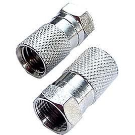 E+P Elektrik - Koax-Steckverbinder F-Stecker F 105 7,5 mm, schraubbar − 2 Packung