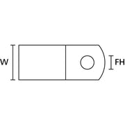 HellermannTyton - Rohrschelle Befestigungsschelle AFCSS50-SS316-ML (5) Edelstahl rostfrei − 5 Stück