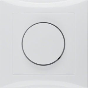 Berker - Abdeckung/Bedienelement für Installationsschalterprogramme Abdeckplatte pws/gl 11308989 mit Regulierknopf