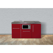 Stengel - Mini-Küche Miniküche Premiumline MPGSMBR160GSMWIKFreB Bordeauxrot