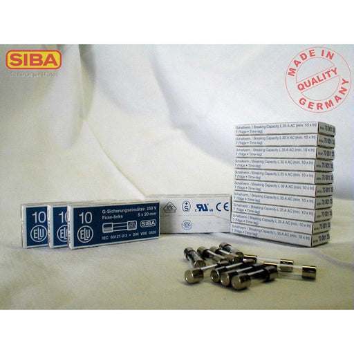 Siba - Zylindrische Sicherung G-Sicherung T 40mA 179120 5x20 − 100 Stück