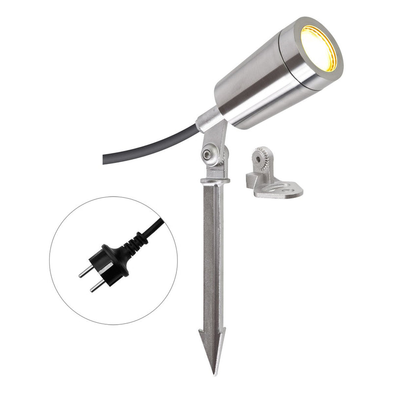 EVN Lichttechnik - Downlight/Strahler/Flutlicht V4A-LED-Spot mit Erdspieß L651023402 IP67