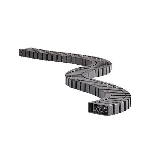 Bachmann - Kabelführung für Gehäuse/Schränke Kabelschlange Flex II 930.020 schwarz