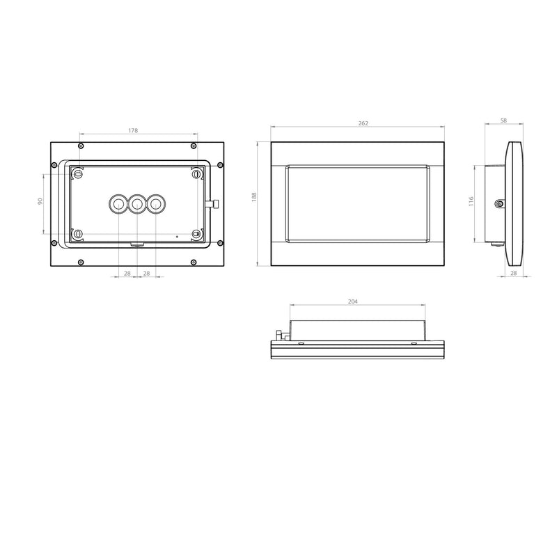RP-Technik - Hinweisleuchte Sicherheitsleuchte FMW401WL EB 1h, Wireless