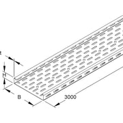 Niedax - Kabelrinne RL 35.100 − 3 Meter