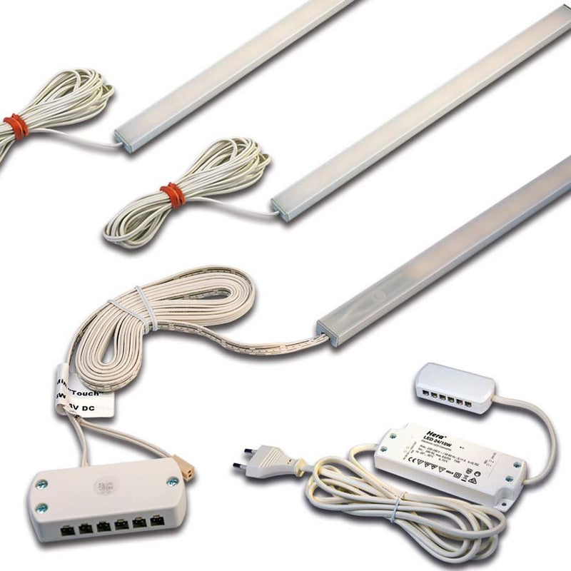 Hera - Decken-/Wandleuchte LED-Unterbauleuchten-Set LEDADDON#61054823221 3erSet ww