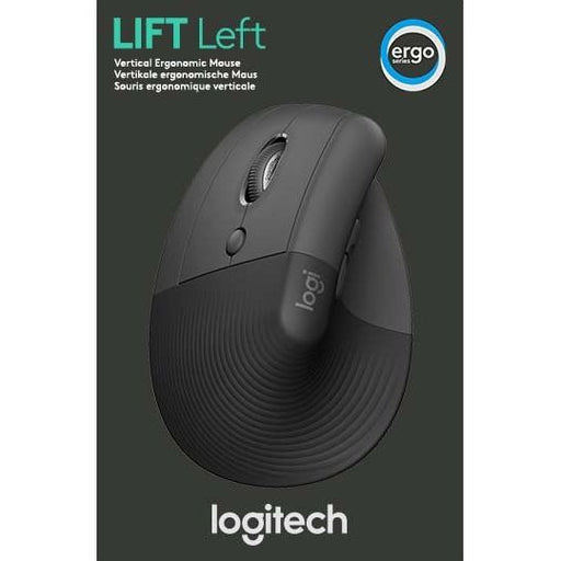 Logitech - Computermaus Maus für Linkshänder Lift Left BT,wireless,ergonom