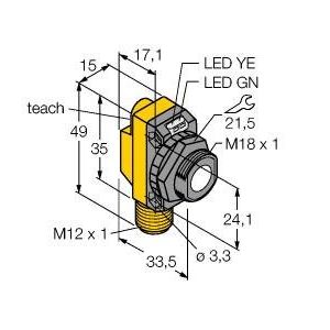 Turck - Ultraschall Taster Ultraschallsensor QS18UPAQ8