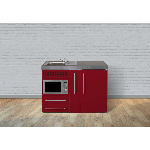 Stengel - Mini-Küche Miniküche Premiumline MPMBR120AMWBli Bordeauxrot