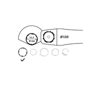 Bosch - Systemzubehör für Schleifen/Polieren (Akku/elektrisch/Druckluft) Schutzhaube mit Deckblech 2605510258