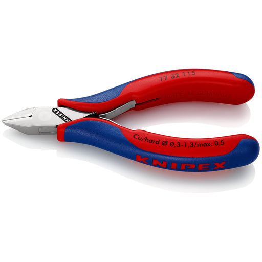 Knipex - Seitenschneider Elektronik-Seitenschneider 77 32 115 spiegelpoliert,115mm