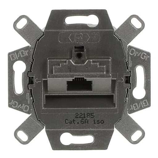 Busch-Jaeger - Einsatz/Abdeckung für Kommunikationstechnik UAE-Doseneinsatz 0218/11-101 Cat. 6, 1fach