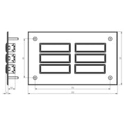 Grothe - Klingeltableau für Türkommunikation Etagenplatte ETA 833 EV1