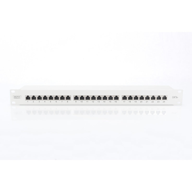 DIGITUS - Patchpanel Kupfer Patchpanel Kat.6 Classe EA DN-91624S-EA 24xRJ 45 STP 7035