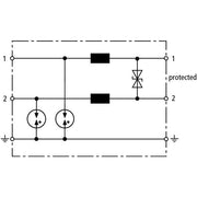 DEHN - Kombi-Ableiter für Informations-/MSR-Technik Kombiableiter BVT ALD 60 BLITZDUCTOR VT