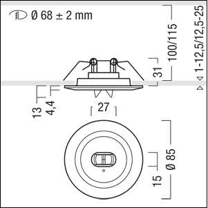 Zumtobel Group - Sicherheitsleuchte Sicherheitsleuchte RESCLITE P #42929775