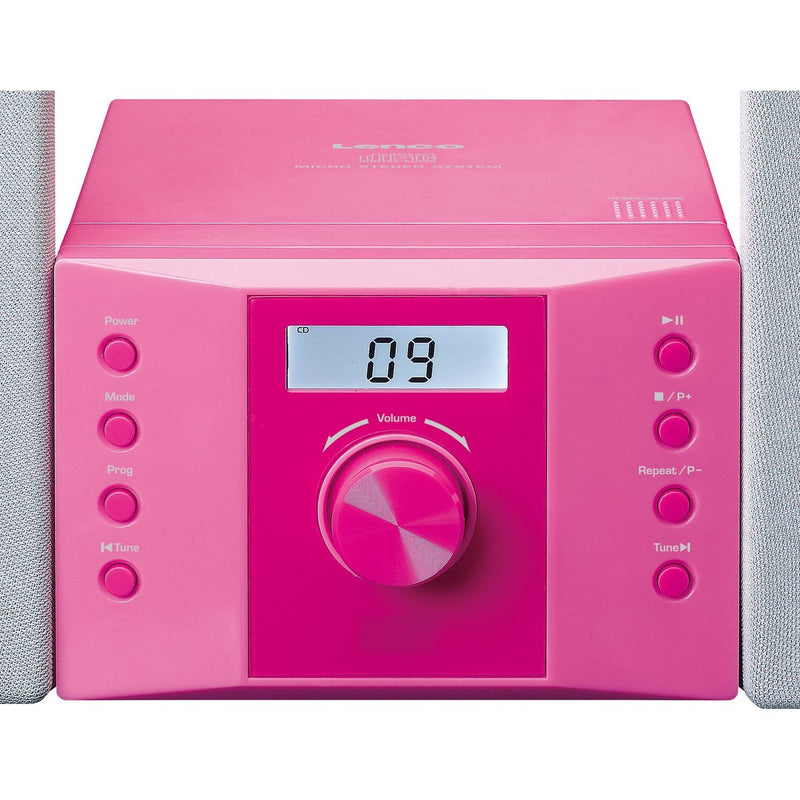 LENCO - HiFi-Komplettsystem Kinder-Micro-Anlage MC-013 Pink CD/PLL/FM/AUX