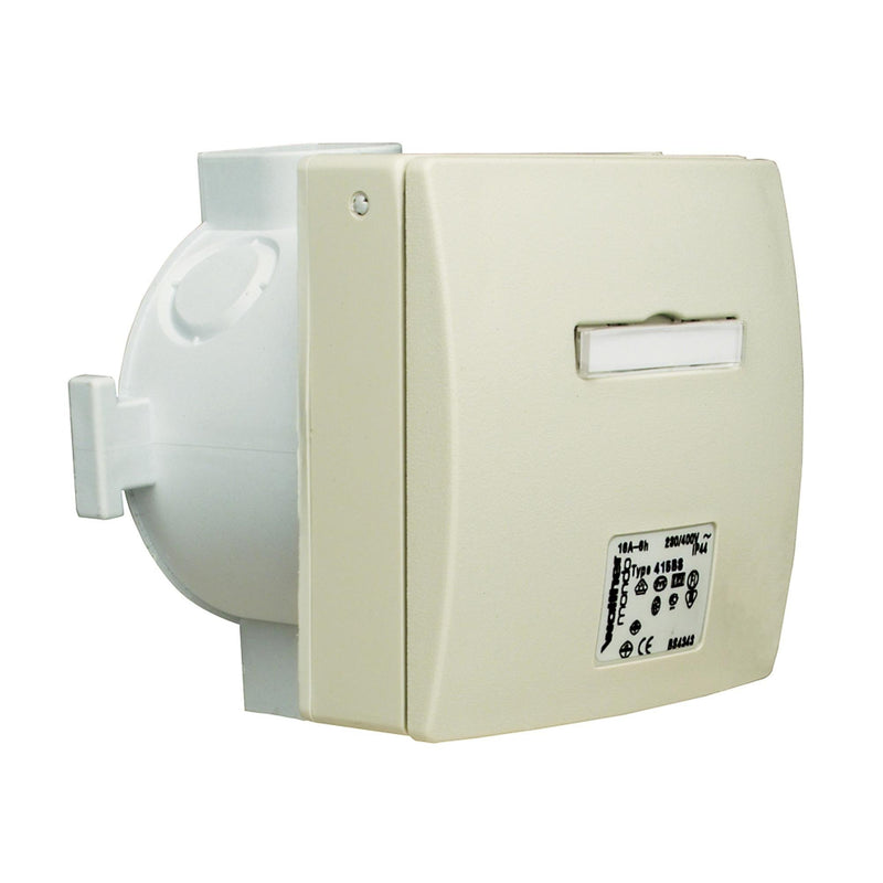 Walther Werke - CEE-Steckdose (IEC 60309) Unterputzwandsteckdose 416BSLG MONDO , 16A 5P 6h − 10 Stück