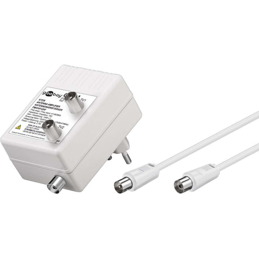 Goobay - Terrestrischer Verstärker Zweigeräte-Antennenverstär 67226 DVB-T/DVB-T2/DVB-C