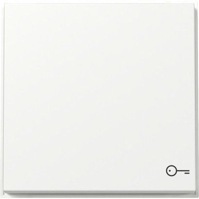 Gira - Abdeckung/Bedienelement für Installationsschalterprogramme Wippe Symb. Tür 328766 (WG UP) Reinweiß