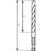 Bosch - Bohrer Holzspiralbohrer mit 2608595523 1/4-Zoll