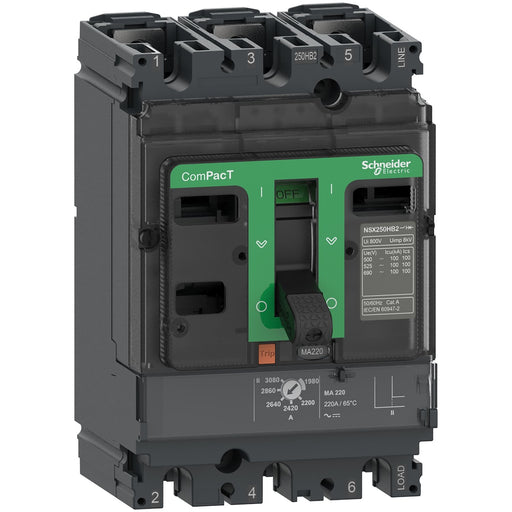 Schneider Electric - Leistungsschalter für Motorschutz Kompaktleistungsschalter C25W3MA150 ComPacT NSX250HB2