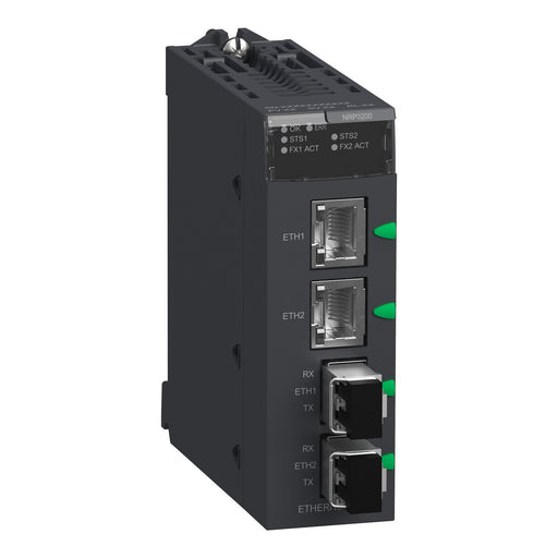 Schneider Electric - SPS-Kommunikations-Modul Fiber Converter BMXNRP0200C MM/LC 2CH 100MB CC